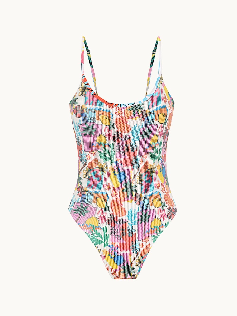 Cleonie Wanda Maillot One-Piece Swimsuit, in Riviera